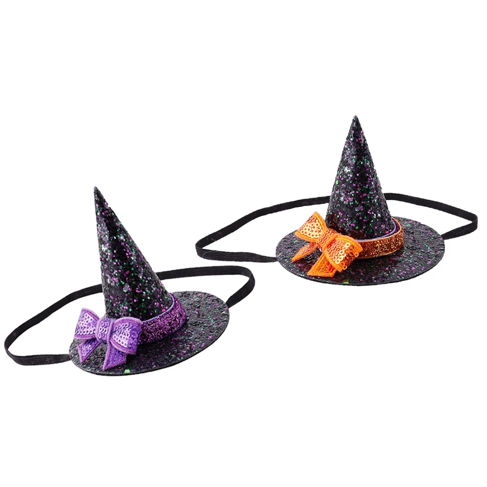 

2 Pcs Halloween Headband Hair Mini Ties Cosplay Props Decorate Hoop Hairband Accessories