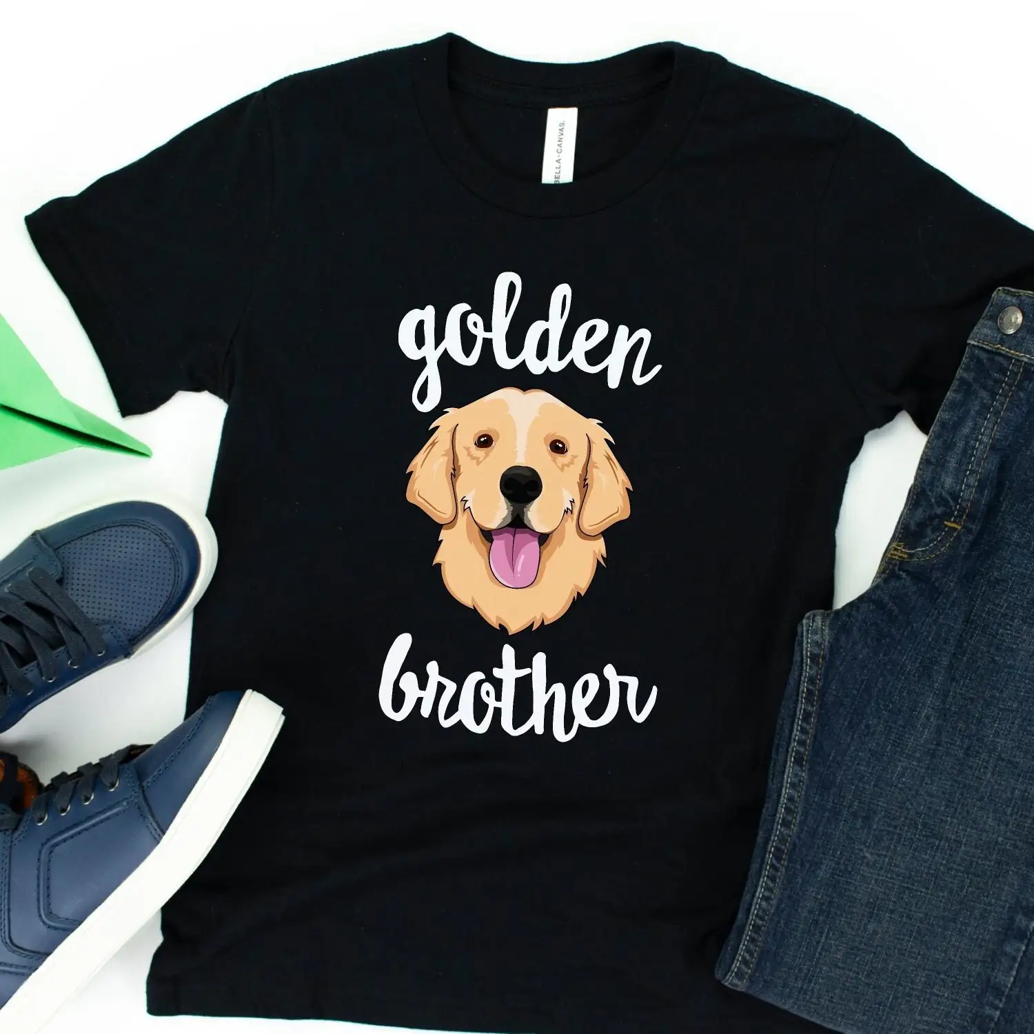 Футболка Golden Brother для собаки-ретривера большой новый лучший друг сибинг - это A