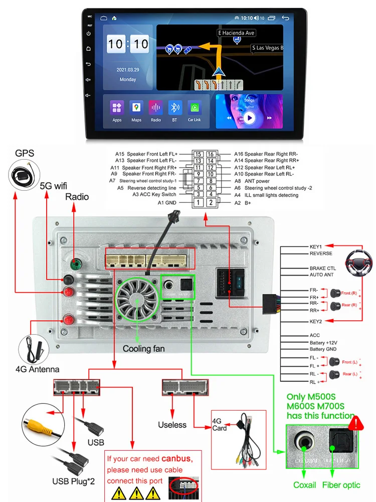 Автомагнитола 2 Din на Android 11 для Toyota Nissan Honda Volkswagen Subaru Ford Kia Hyundai Peugeot Renault экран 7/9/10