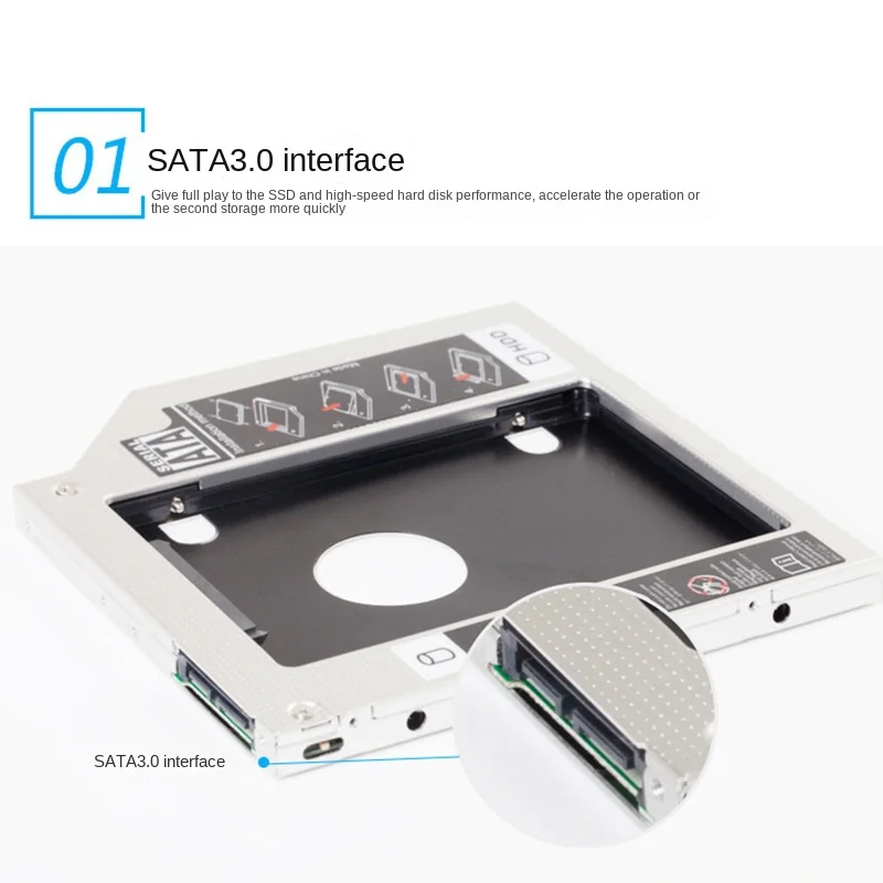 Алюминиевый оптический диск для ноутбука 12 7/9 5 мм 2 5-дюймовый механический