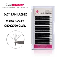 misslamode easy fan blooming lash extensions eyelashes volume eyelashes 0 030 050 07 makeup supplies