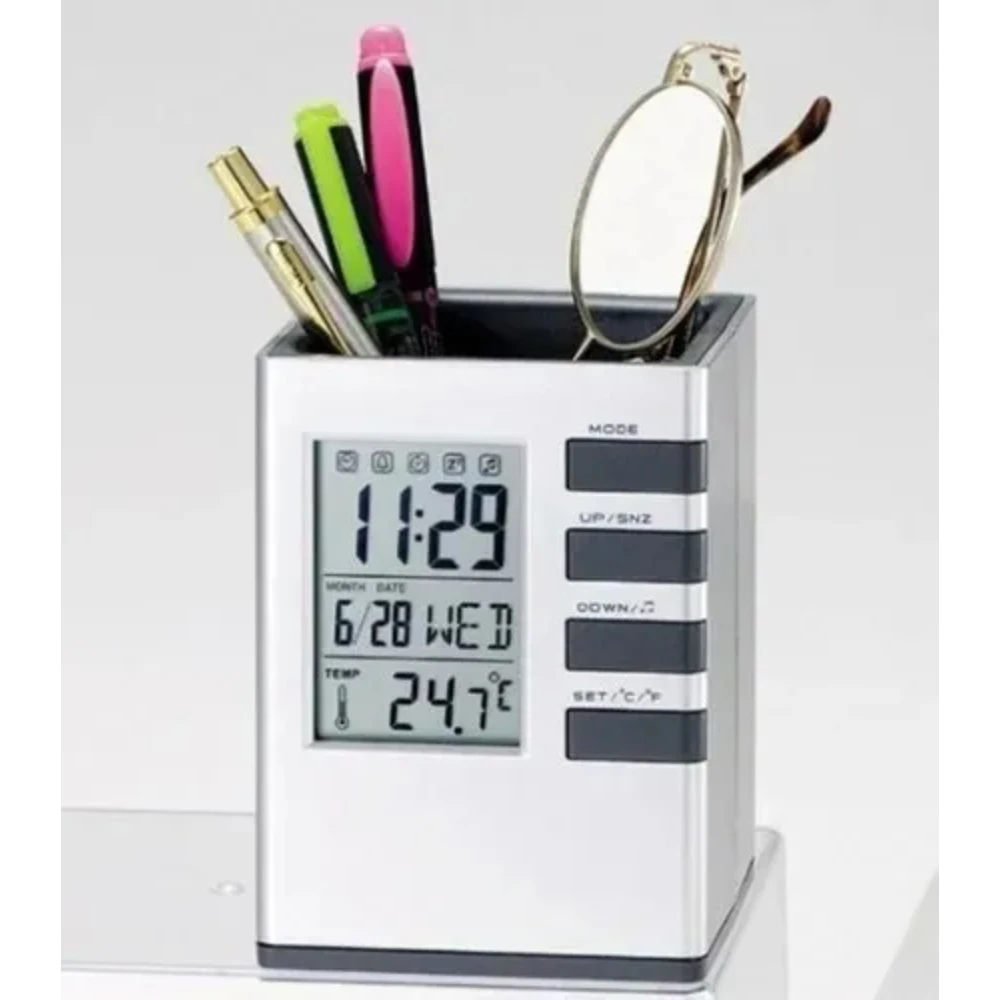 

CalendarioLE-8124 Digital Watch With Lapis Door and Pens