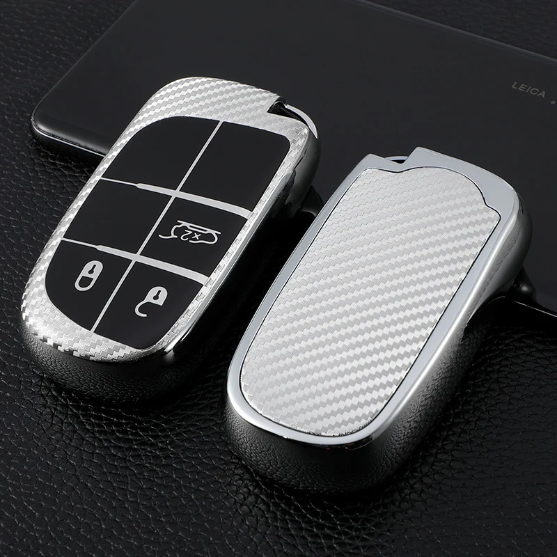 

Soft TPU Car Remote Key Case Cover For Jeep Grand Cherokee Chrysler 300C Renegade FIAT Freemont Dodge Ram 1500 Challenger Dart