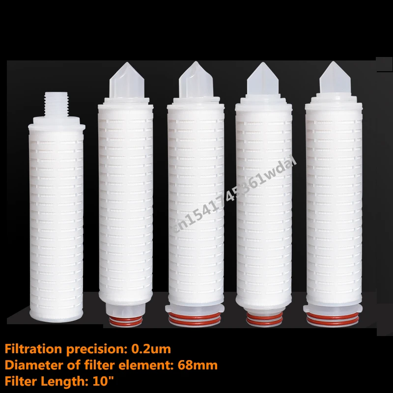 10 Inches 0.2 Micron Water Filter Parts Make Wine Tool PP Cotton Membrane Wine Water Filter Cartridge