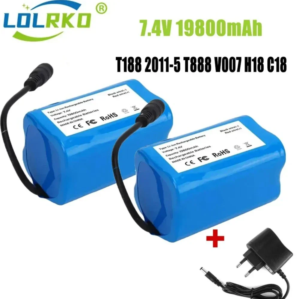 Аккумулятор 7 4 В 19800 мАч для T188 T888 2011-5 V007 C18 H18 So on с дистанционным управлением