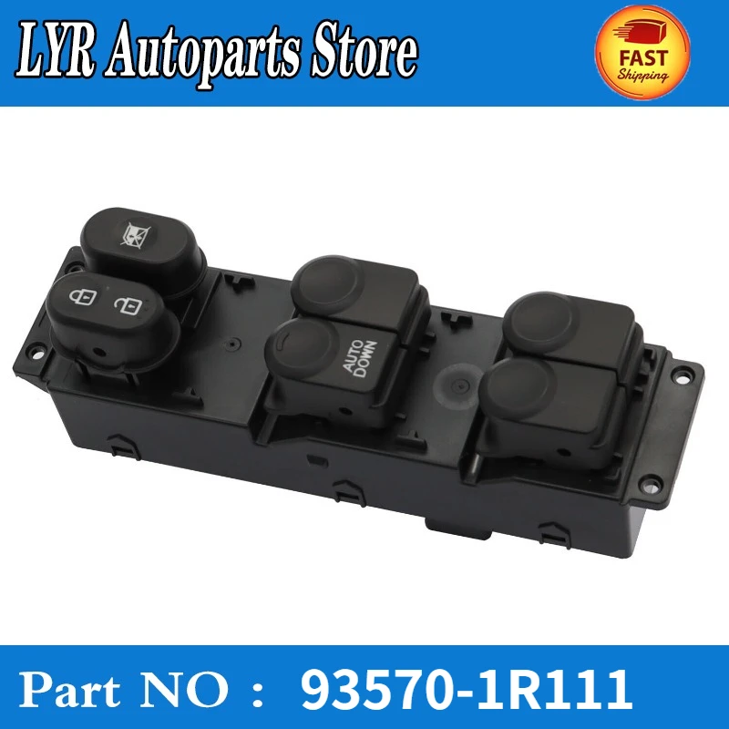 

Original high quality For Hyundai Accent 2011-2017 Driver Side Door Power Window Switch 93570-1R111 935701R111 car accessories