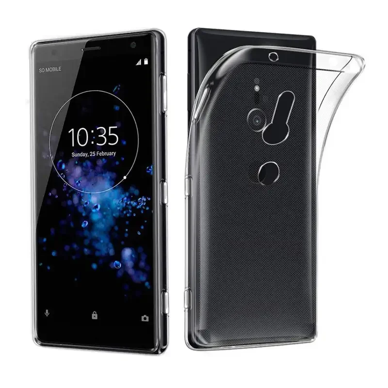 Прозрачный чехол из ТПУ для телефона Sony Xperia XZ4 XZ3 h8416 h9436 тонкий мягкий силиконовый
