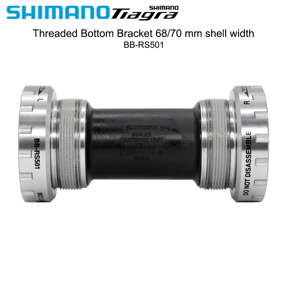 

SHIMANO TIAGRA BB-RS501 Bottom Bracket for Road Bike 68/70 mm shell width HOLLOWTECH RS501 Bottom Bracket Bicycle Original Parts