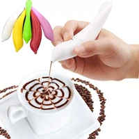 hot sale electrical latte art pen for coffee cake spice pen cake decoration pen coffee carving pen baking pastry tools
