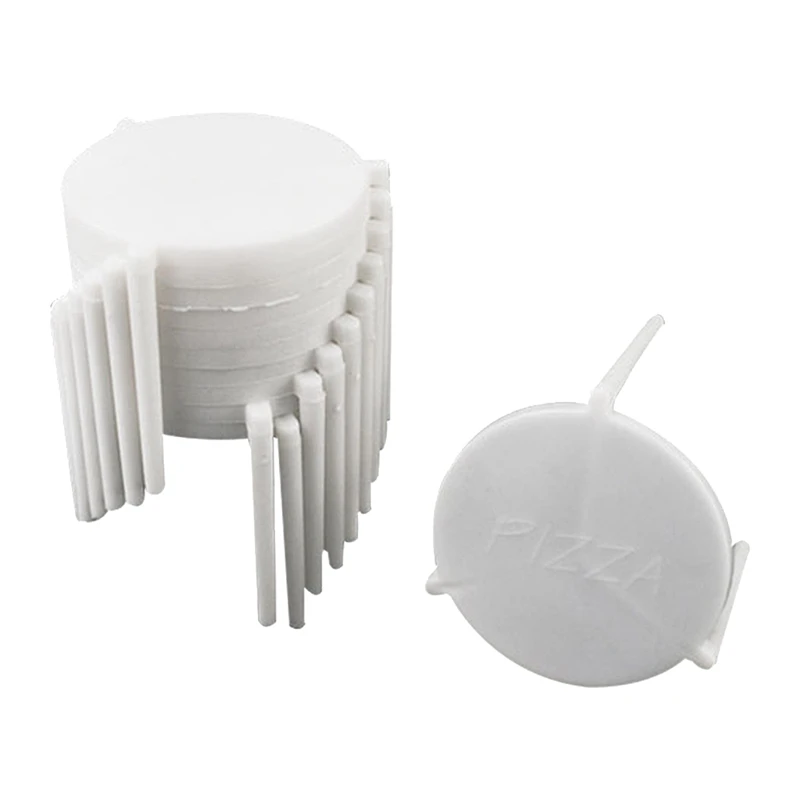 

200Pcs Pizza Saver Stand White Plastic Tripod Stack Fixing Rack Pizza Holder Pizza Tools