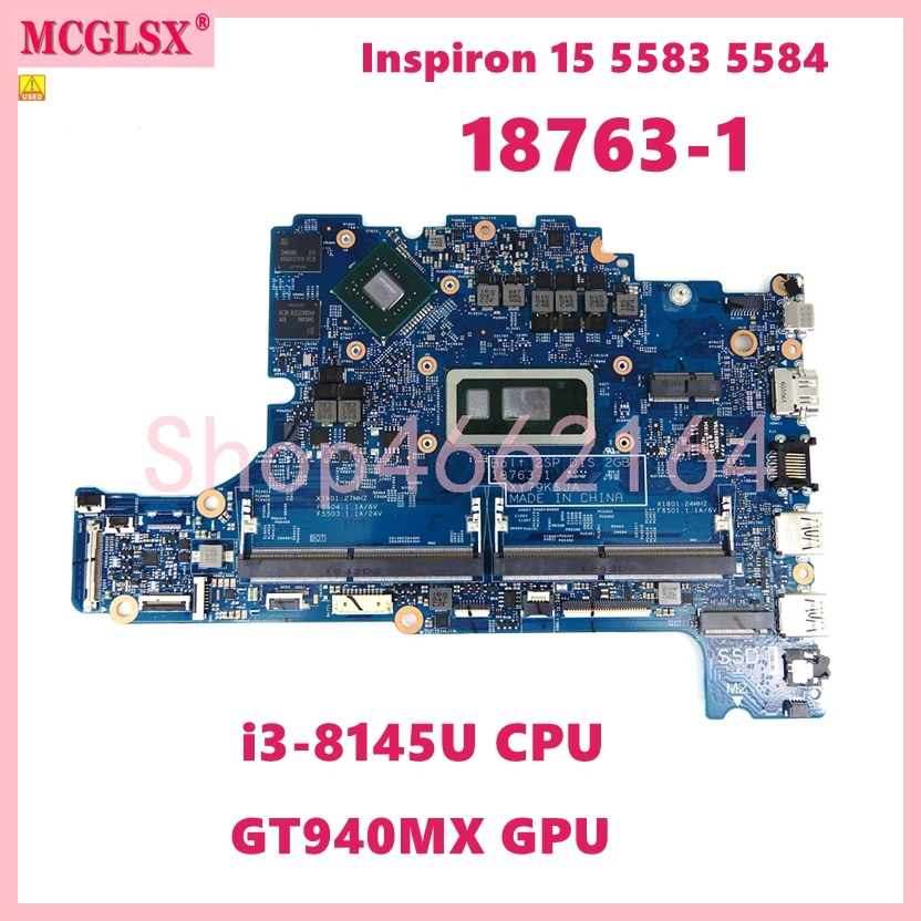

18763-1 с процессором i3-8145U для ноутбука DELL Inspiron 15 5583 5584