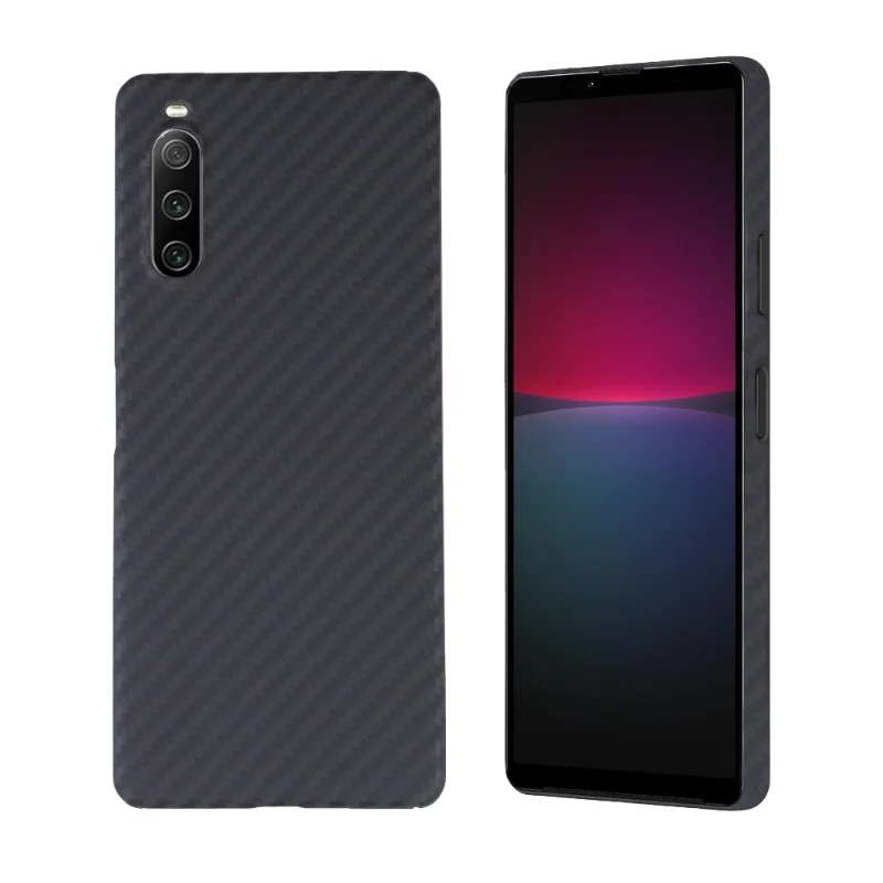 

Чехол из углеродного волокна для Sony Xperia 10 iv, чехол из арамидного волокна, деловой защитный чехол для Sony Xperia 10 IV, аксессуары для телефонов