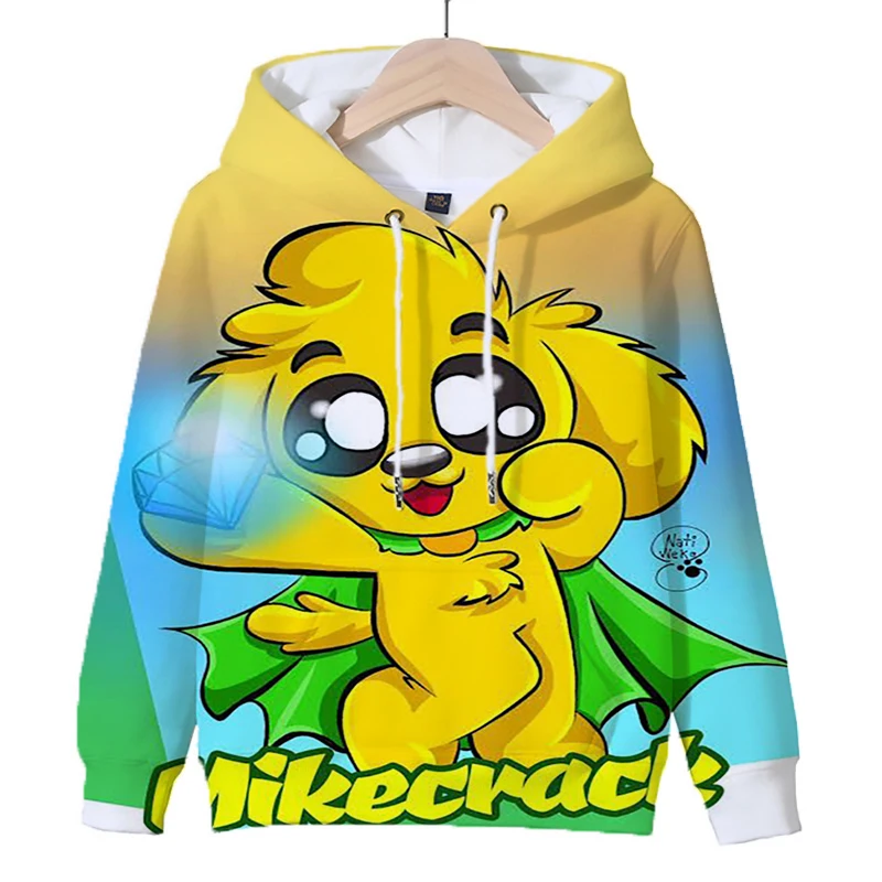 Новые толстовки с капюшоном Mikecrack свитшоты Осенний пуловер для мальчиков и