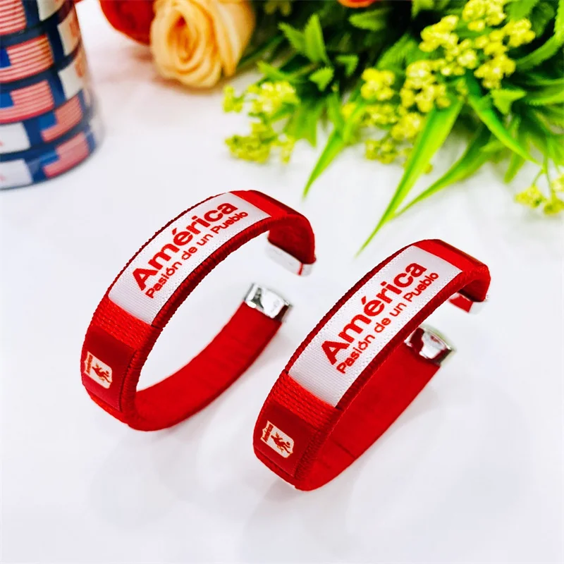 Браслет с изображением флага США День Независимости праздничные браслеты
