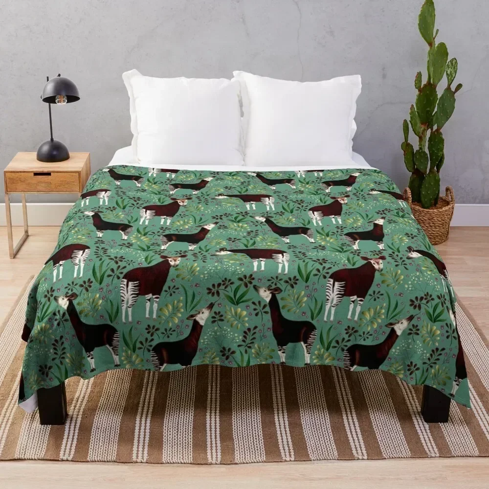 Одеяло Okapi Animalier Мягкие плюшевые плед Тяжелые одеяла