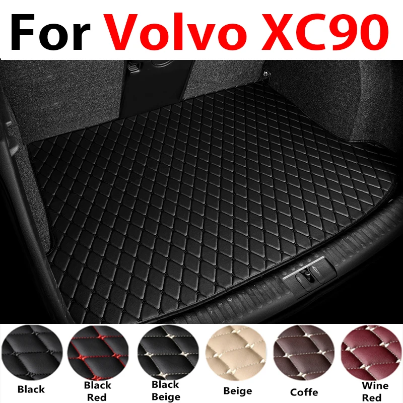 Коврик для багажника автомобиля Volvo XC90, пять сидений, 2015, 2016, 2017, 2018, 2019, 2020, 2021