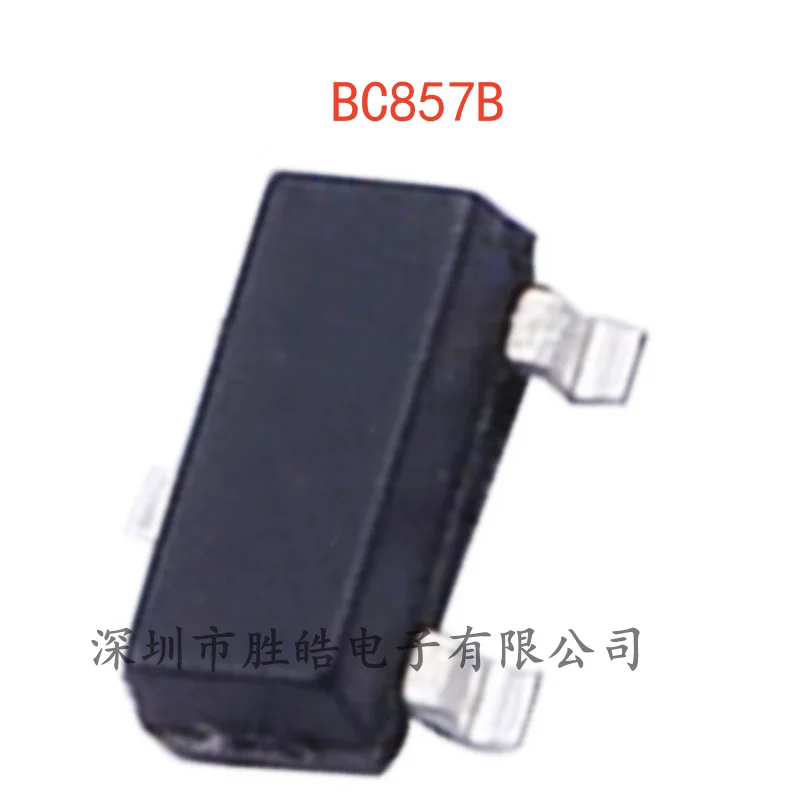 

(100 шт.) Новый Триод BC857B BC857 0,1a/45 В Шелковый экран 3F SOT-23 BC857B интегральная схема
