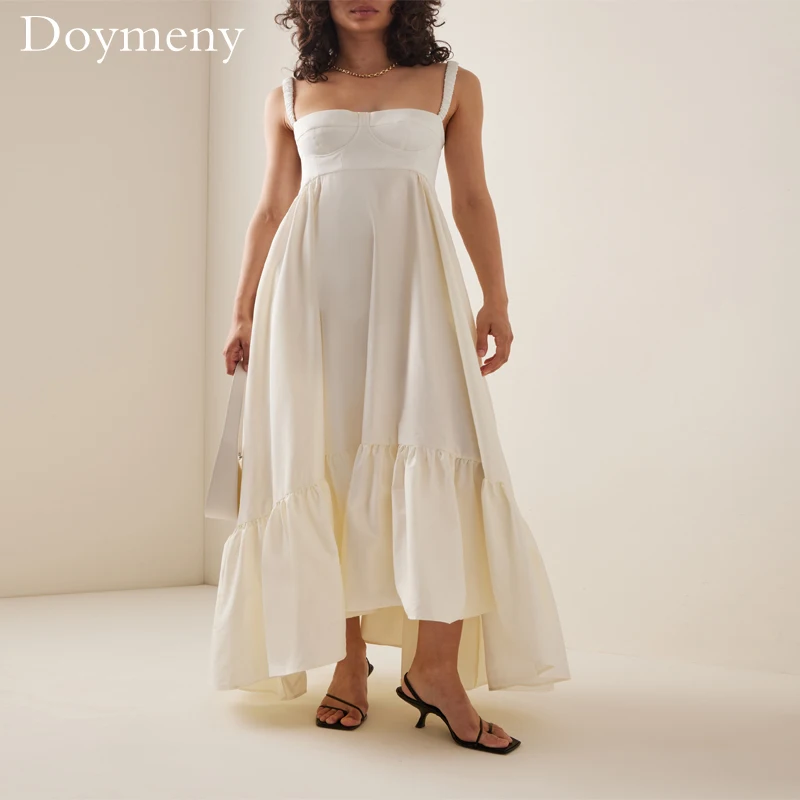 Элегантное Атласное Платье Doymeny