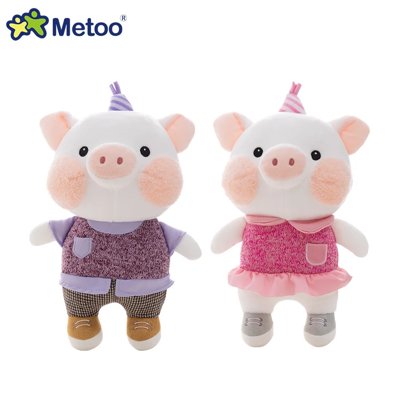 

Metoo Fresh Pigelt In Sweater stuffed cartoon lovely Pig Doll Plush Toys for Kids Girls Boys Children Birthday Christmas gifts