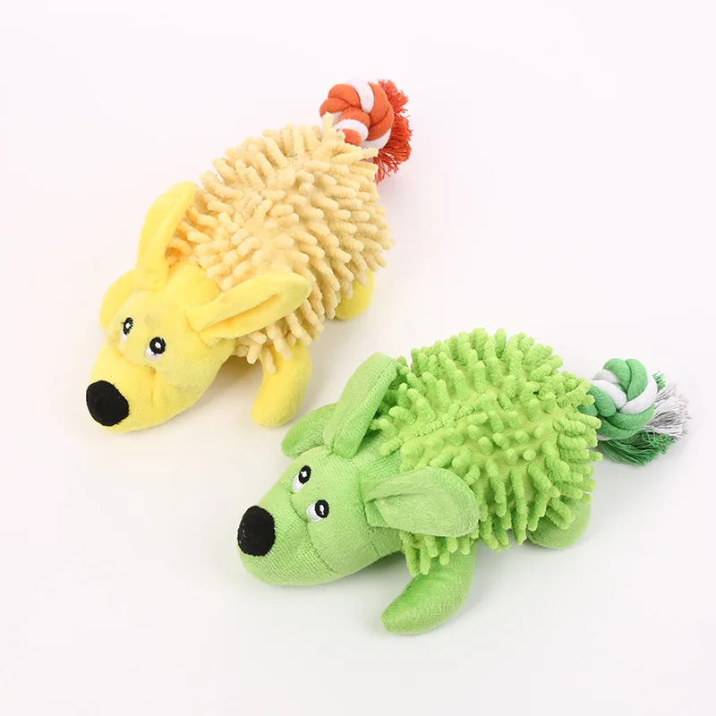 

Durable Pet Dog Plush Toy Animal Shape with Squeaky for Small Dogs Chihuahua Yorkshire Bichon Puppy Chew Cleaning Teeth Toys