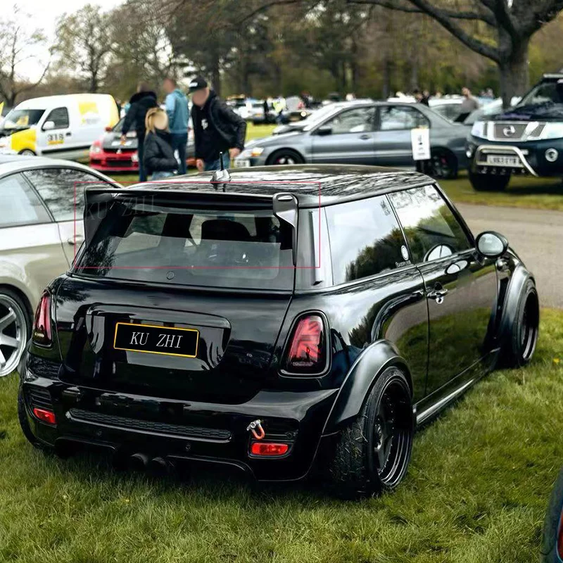 R56 JCW стиль спойлер на крышу из углеродного волокна для Mini Cooper Ver.2.11/2.12 2007-2013 год