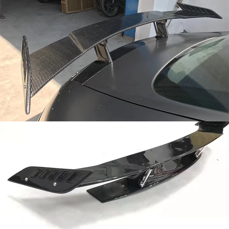 

Задний спойлер для багажника из настоящего углеродного волокна крылья для Mercedes Benz AMG GT GTS GTR AMG 2015-2018 купе задний спойлер для багажника