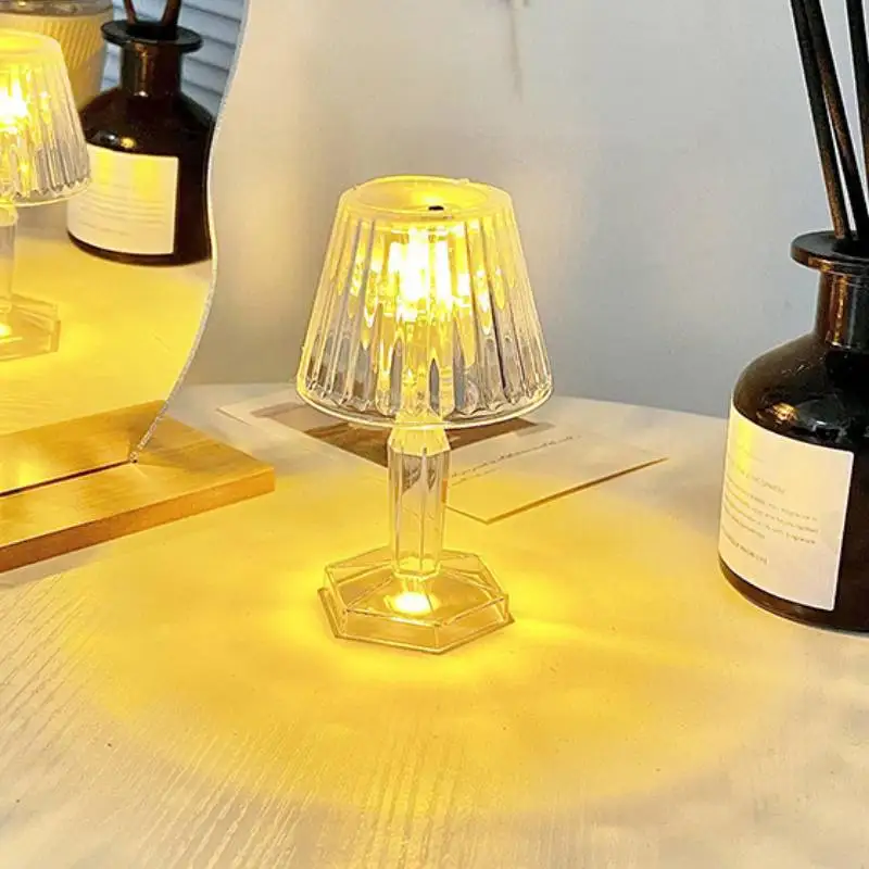

Creative Crystal Refracting Atmosphere Small Lamps Bedroom Bedside Atmosphere Lamp Send Bestie Birthday Gift Night Light Lamp