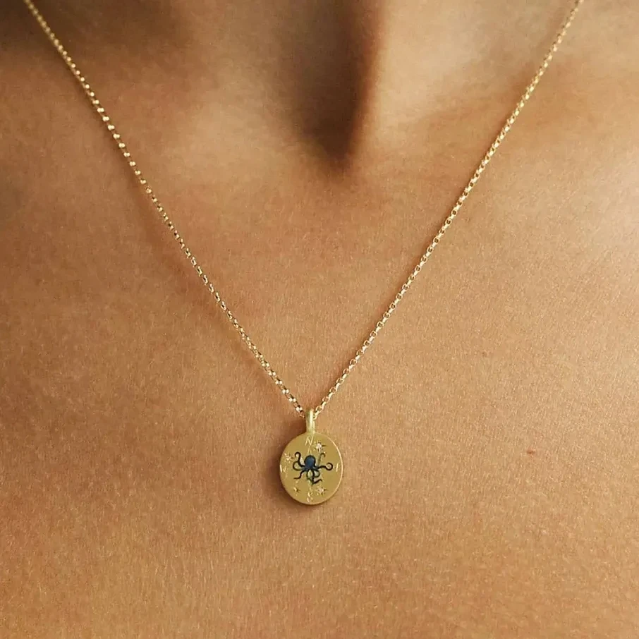 Ожерелье из нержавеющей стали в виде животных