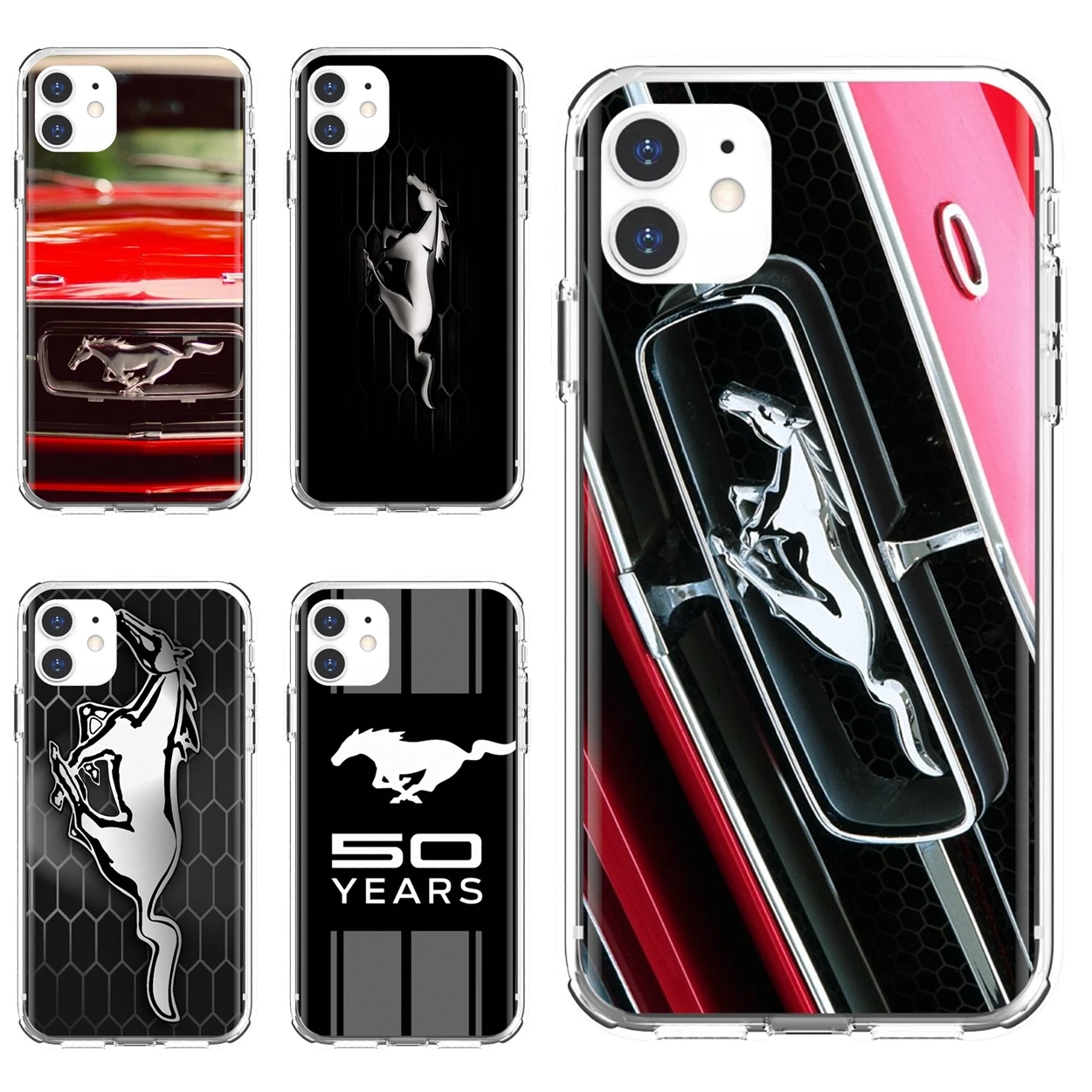 Силиконовый чехол для Motorola Moto G5 G5S G6 Z Z2 Z3 C G G2 G3 X4 E4 E5 Play Plus Ford-Mustang-GT-Concept-Boss-логотип -