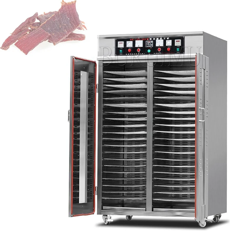 

Commercial 40-layer Food Dehydrator 220v Stainless Steel Vegetable Fruit Dryer Machine Sausage Meat Tea Pepper Drying Machine