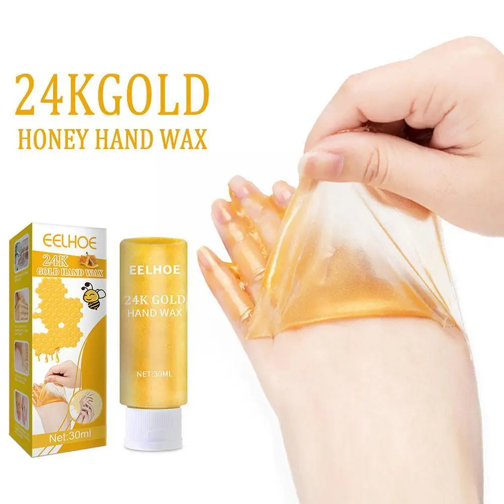 

30ml 24k Gold Hand Mask Honey Hand Wax Delicate Moisturizing Hand Hand And Exfoliating Guard Mask Moisturizing W3V1