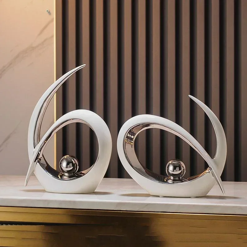 Роскошные керамические украшения Huiyan металлические в виде ракушек круглые для