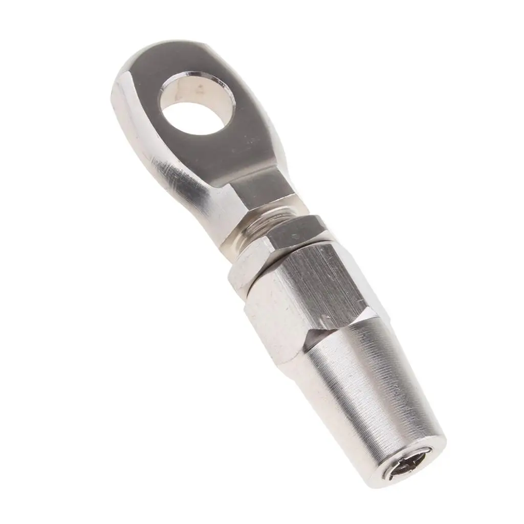 

316 8mm Wire Cable Rope Eye Rigging Terminal Swageless DIY Fittings