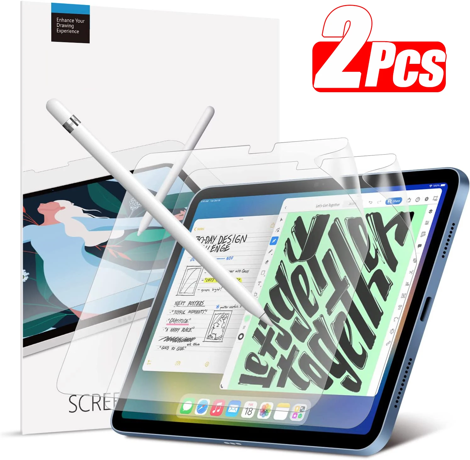 Matte Papier Fühlen Displays Chutz Folie Für Huawei Matepad T8 T 10S 11 10,4 Se Pro 11 10,8 M3 M5 T3 T5 Malerei Zeichen Film