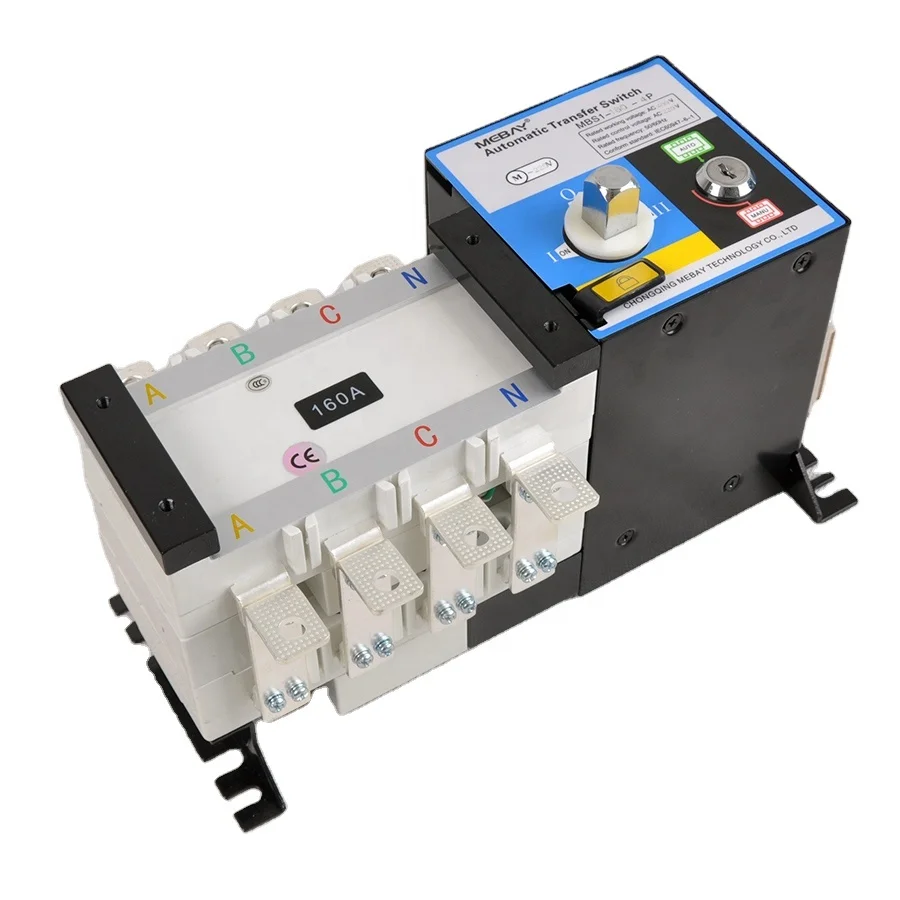 Transfer Switch Dual Power Changeover Switch 160a 4 Pole