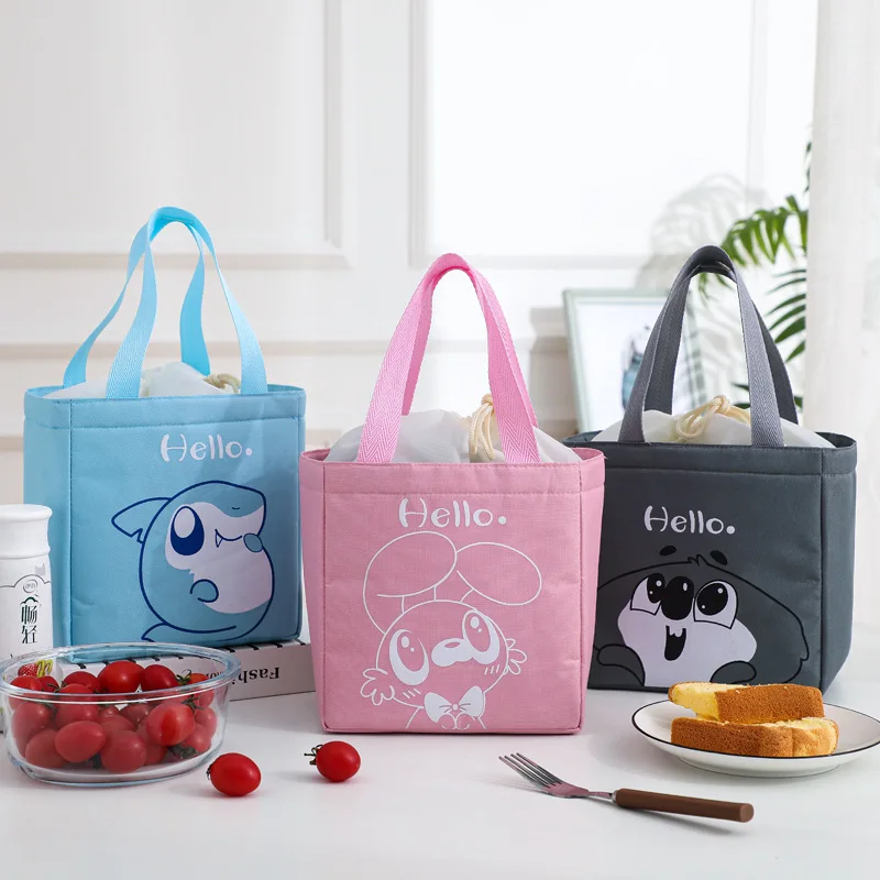 

Insulated Lunch Bag For Women Kids Cartoon Cooler Thermal Bag Portable Lunch Box Ice Pack Food Tote Picnic Bag for Work