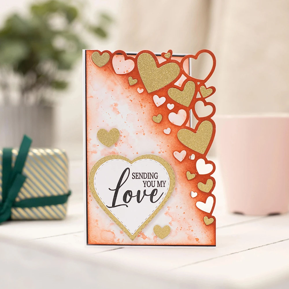 Металлические штампы Lucky Goddess коллекция угловых краев сделай сам скрапбукинг