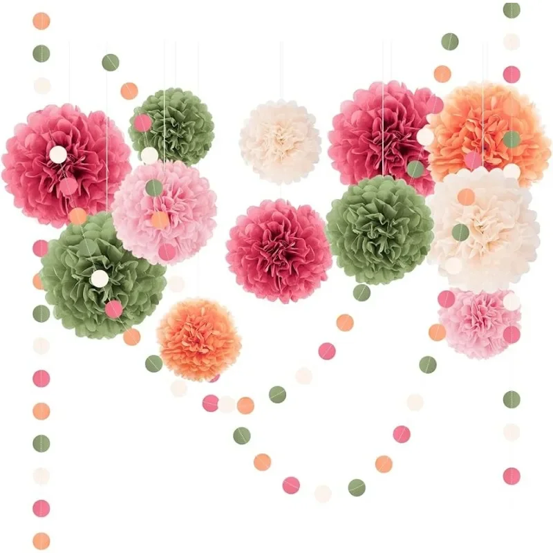 15 шт. Горячий Розовый Шалфей зеленая бумага цвета слоновой кости фотообои для