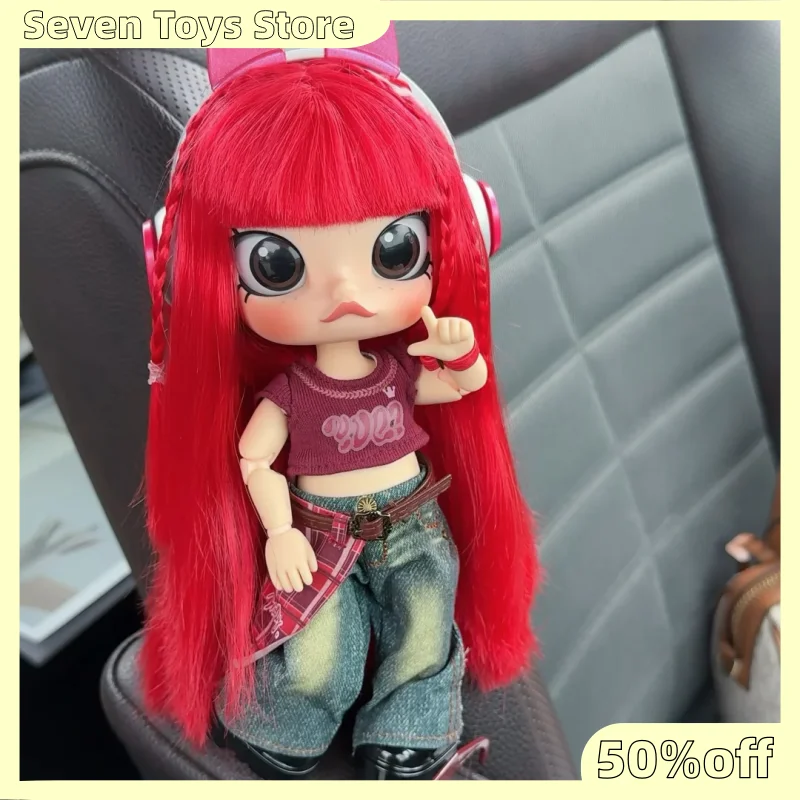 Фото Горячая новинка: Серия фигурок Pop Mart Molly X Yuqi 1/8, совместная коллекция, слепой бокс, оригинальные игрушки, куклы, милые аниме-фигурки, украшения №5