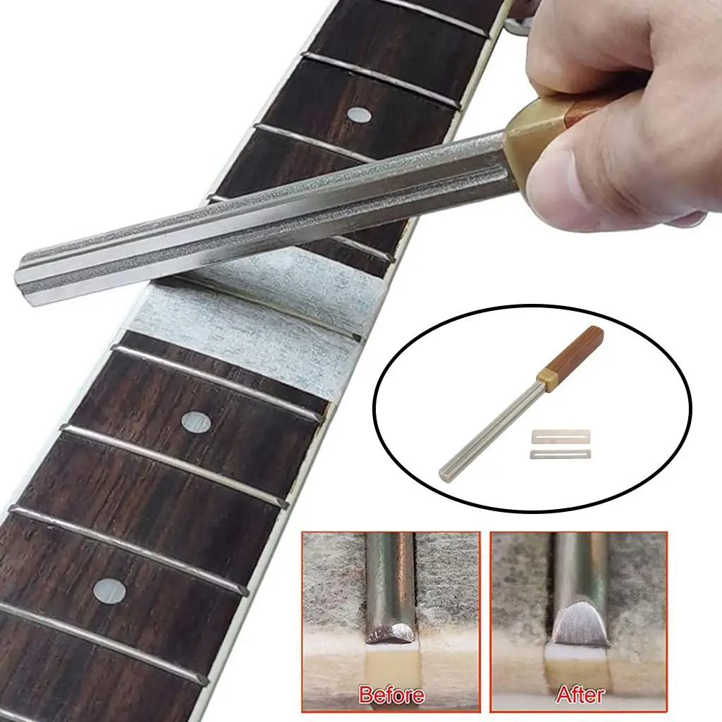 

Universal Guitar Fret Dressing Crowning File Luthier Multifunction Accessory