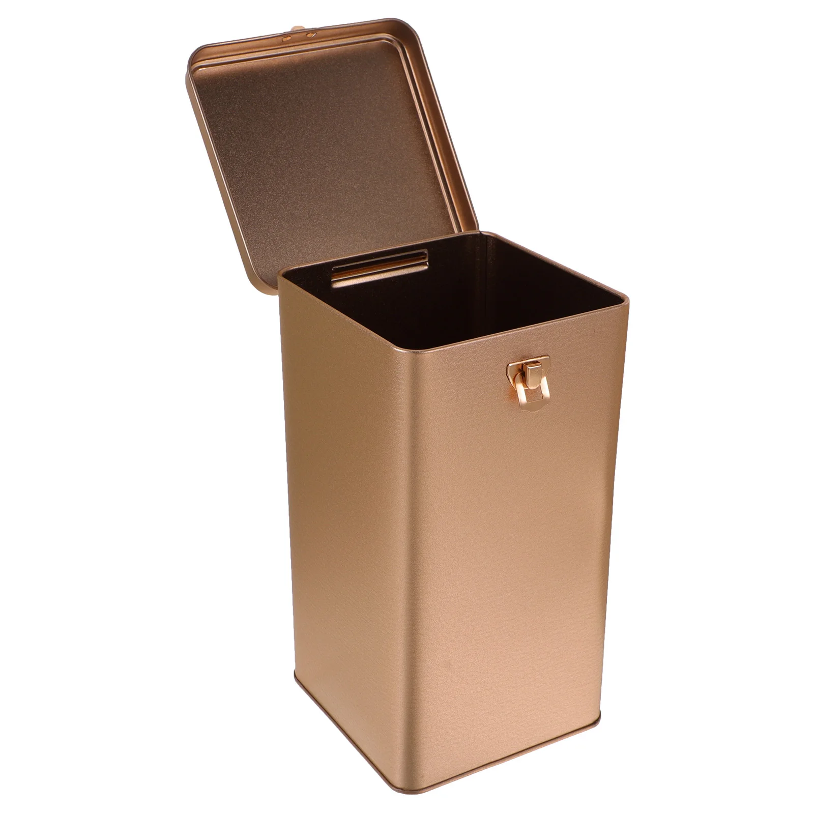 

Household Dried Food Container Metal Tea Jar With Lid Candy Holder Seal Snack Storage