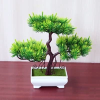 simulated plant bonsai lingyun pine bedroom living room decoration home accessories fake plant bonsai hotel table decoration