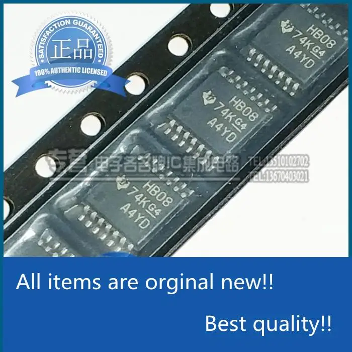 

10 шт. 100% оригинальный новый SN74AHCT08PWR Шелковый экран HB08 пластырь с плотной стопой
