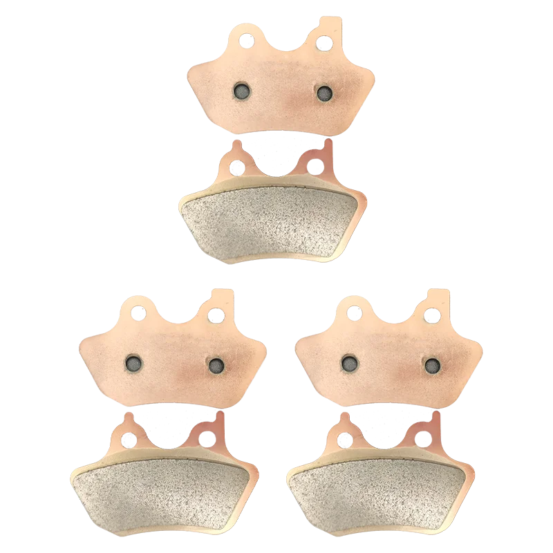 Медные спекающие передние и задние тормозные колодки для HARLEY Super Wide Glide Low Rider 1450 Dyna