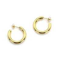 xiyanike new arrival earrings for women stainless steel gold color hoop earring woman fashion trendy womens earrings
