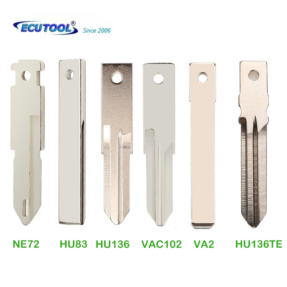 

Оригинальный ключ ECUTOOL VAC102, HU136, VA2, VA6, HU83, NE72, NE73, необработанный, 1/3 шт.