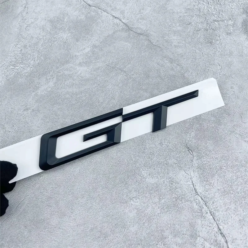 3D ABS логотип GT, эмблема, значок с буквами, наклейка на задний багажник автомобиля для BMW F34 E36 E46 F07 G32 650 535i 630i 3 5 6 серии GT, аксессуары (art.: 3920ce7fda4ff) - 3920ce7fda4ff