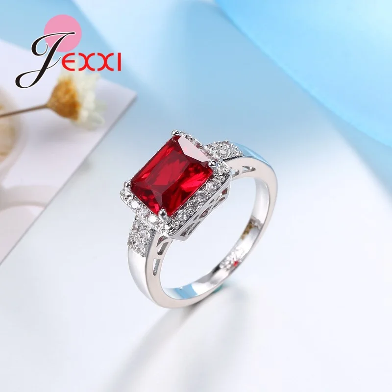 Для женщин Серебряные ювелирные изделия кубического циркония Кристал для