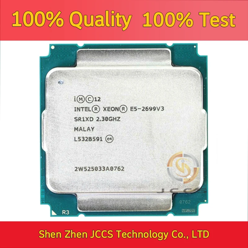 

Used Intel Xeon E5-2699 v3 E5 2699v3 E5 2699 v3 2.3 GHz 18-Core 36-Thread 45MB 145W CPU Processor LGA 2011-3