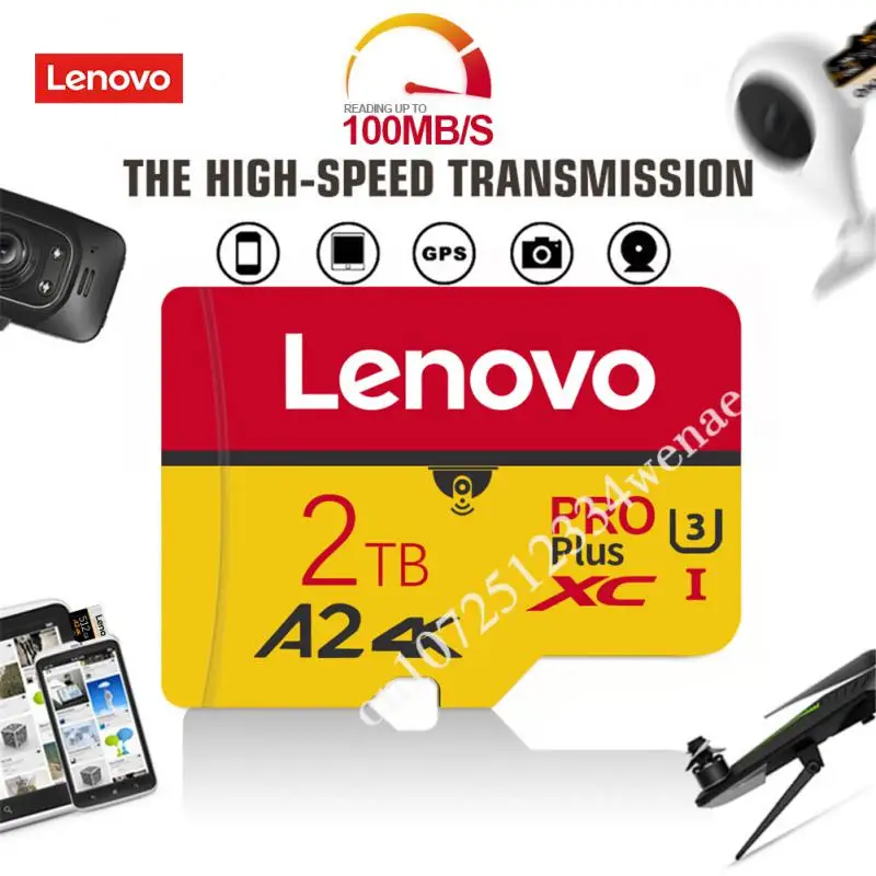 

Lenovo Class10 Flash Memory Card 128GB 256GB 512GB 1TB High Speed Micro TF Sd Card 32GB 64GB cartao de memoria For iphone